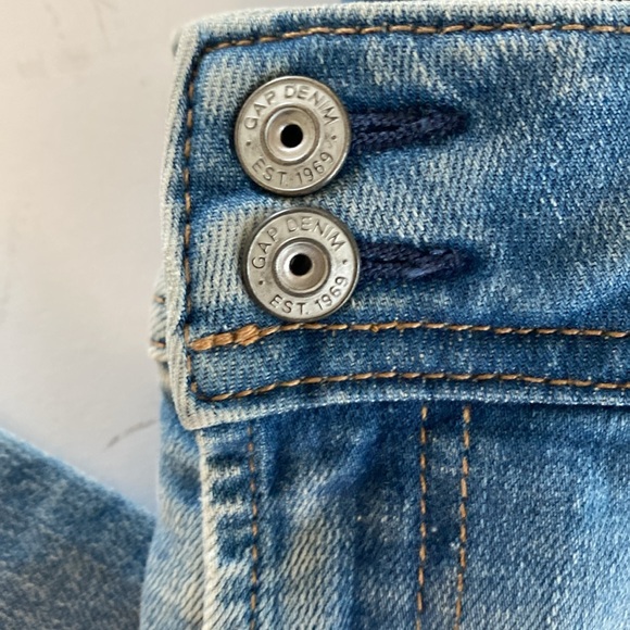 Gap Kids 70’s Flare Leg High Rise Distressed Jeans - Size 14 - Picture 5 of 17